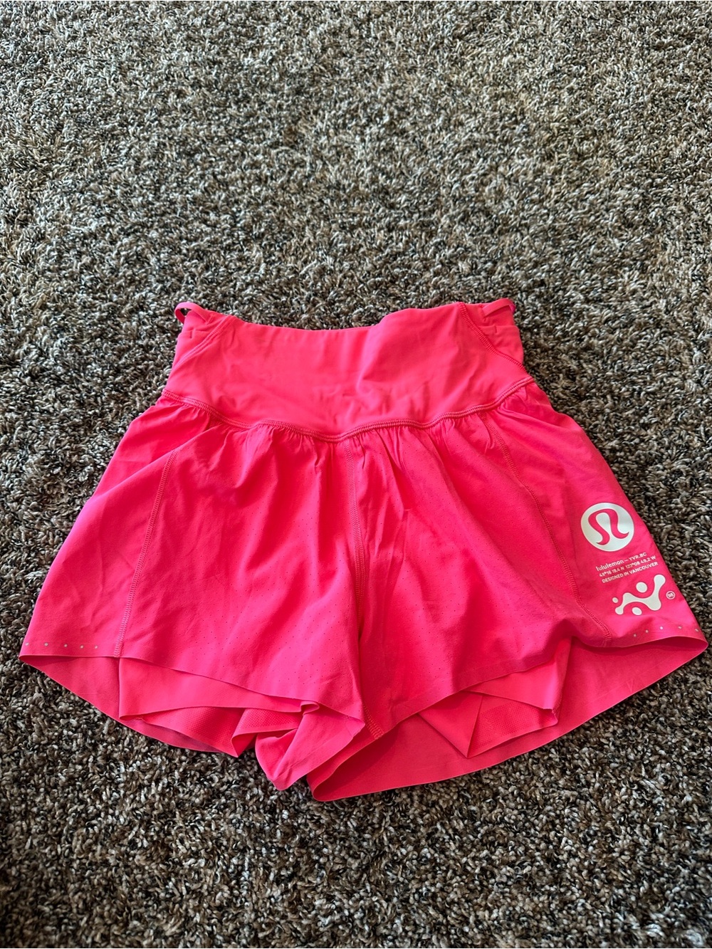 lululemon athletica Hot Pink Athletic Shorts